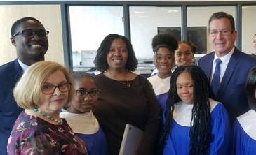 Governor Malloy and Mrs. Sheena Graham